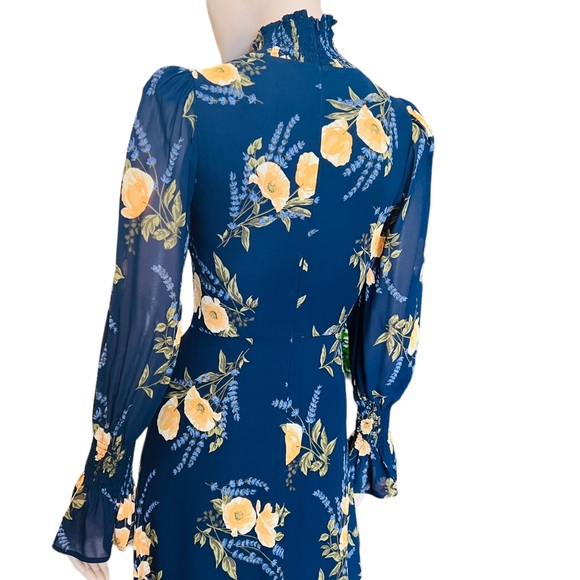 REFORMATION Dress Size 2 Long Sleeves 100% Viscose turtleneck Long sleeves - Picture 11 of 14
